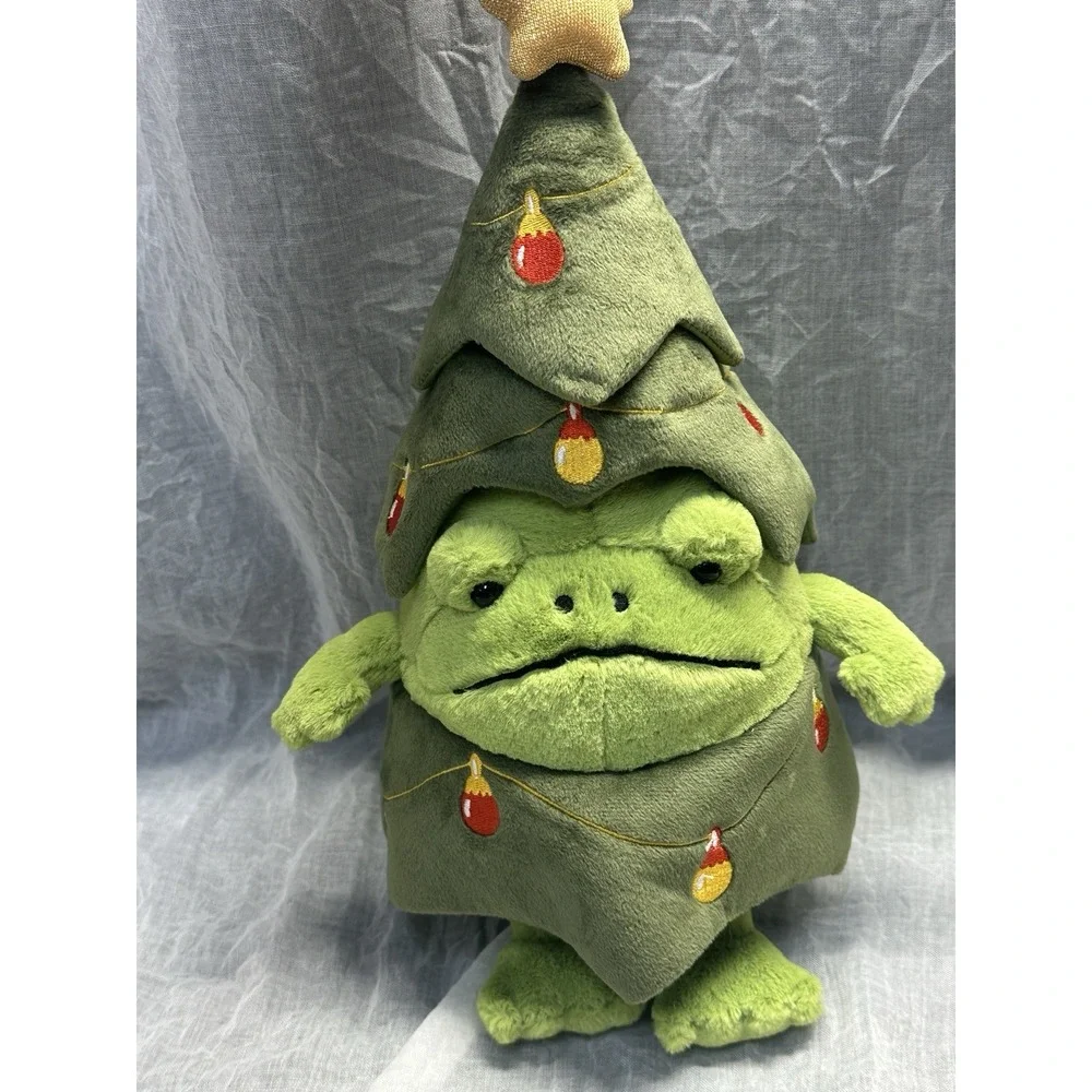 Jellycat Christmas Tree Ricky Rain Frog - NWT New w Tags - Holiday - Authentic
